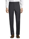 ZANELLA Devon Box Check Wool Trousers