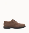 TOD'S LACE-UPS IN SUEDE,XXM53B0H370RE0S818