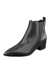 MARC FISHER LTD YALE LEATHER POINTED CHELSEA BOOTIES,PROD217510231
