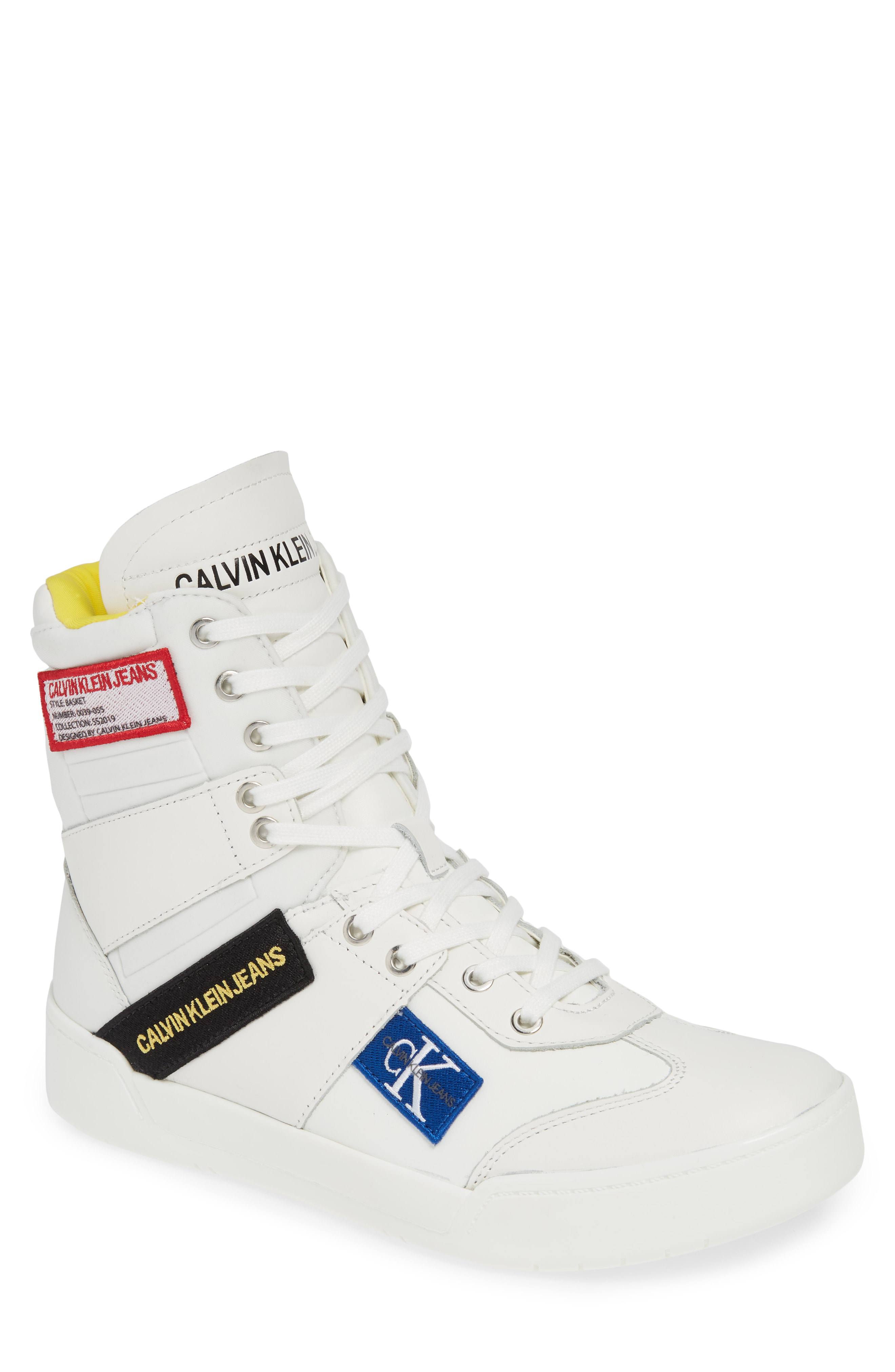 high top sneakers calvin klein