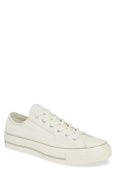 Converse 1970s Chuck Taylor All Star Full-grain Leather Sneakers In White