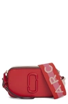MARC JACOBS MARC JACOBS SNAPSHOT LEATHER CROSSBODY BAG,M0014538