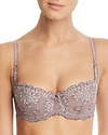 CHANTELLE CHAMPS ELYSEES LACE UNLINED DEMI BRA,2605