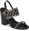 ASH LUCY STUDDED QUARTER STRAP SANDAL,490045