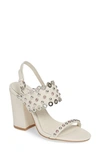 ASH LUCY STUDDED QUARTER STRAP SANDAL,490045