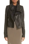 RICK OWENS CLASSIC LEATHER BIKER JACKET,RP19S6708LRU