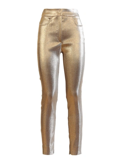 Dolce & Gabbana Skinny Trousers In Oro
