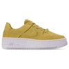Nike Women's Air Force 1 Sage Xx Low Casual Shoes In Green/yellow