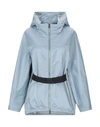 Add Full-length Jacket In Sky Blue