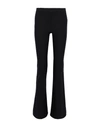 Derek Lam 10 Crosby Flare Leg Stretch Cotton Pants In Black