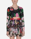 DOLCE & GABBANA PRINTED SILK KNIT