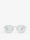 Ray Ban 0ch5387 Butterfly Sunglasses In Bronze/copper (brown And Bronze)