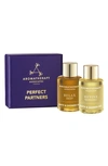 Aromatherapy Associates Perfect Partners Bath And Shower Oil Travel And Gift Set Of 2, 9ml Each