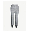 TED BAKER KIMMT CHECKED WOVEN TROUSERS