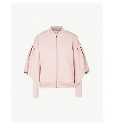 Ted Baker Kimono-sleeves Bomber Jacket In Dusky Pink