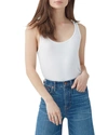 Splendid Zuma 2x1 Rib Scoop-neck Tank In White