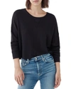 Splendid Essential Active Marathon Sweatshirt In Black