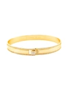 ALESSA JEWELRY SPECTRUM PAINTED 18K YELLOW GOLD BANGLE W/ DIAMONDS, YELLOW,PROD219350045