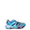 Balenciaga Blue And Pink Track Caged Multi-texture Sneakers