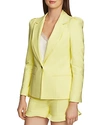 1.state Fitted Single-button Blazer In Honeysuckle