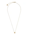 Monica Vinader Womens Gold Linear Solo 18ct Yellow-gold Vermeil And Diamond Necklace 1 Size In Gold