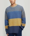 WOOYOUNGMI BLOCK STRIPE KNIT JUMPER