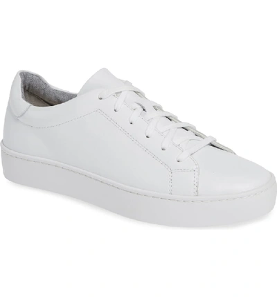 Vagabond Judy Flatform Sneakers In White Leather