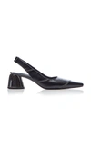 ELLERY CAPITAN COURT KITTEN HEEL PUMPS,9FW009