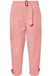 JW ANDERSON BELTED COTTON-DRILL PANTS