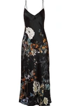 MENG FLORAL-PRINT SILK-SATIN NIGHTDRESS