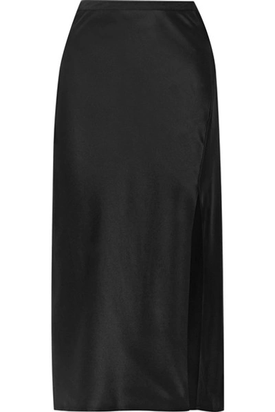 Anine Bing Flared Midi Skirt In Black