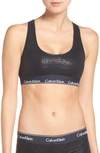 CALVIN KLEIN MODERN COTTON COLLECTION COTTON BLEND RACERBACK BRALETTE,F3785