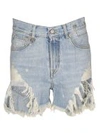 R13 TILLY SHREDDED SLOUCH SHORTS,10808500