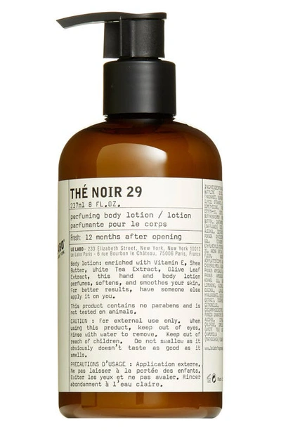 Le Labo Thé Noir 29 Hand And Body Lotion 237ml In White