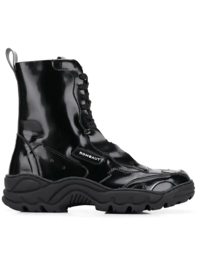 Rombaut Boccacio Lace-up Boots In Black