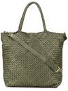 OFFICINE CREATIVE OFFICINE CREATIVE WOVEN LARGE TOTE - GREEN