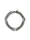 LANVIN CRYSTAL EMBELLISHED NECKLACE