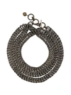 Lanvin Textured Chain Necklace In Multi-colored