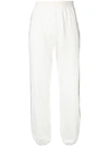 PINKO EMBROIDERED TRACK STYLE TROUSERS