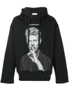 Ih Nom Uh Nit David Bowie Print Hoodie In Black