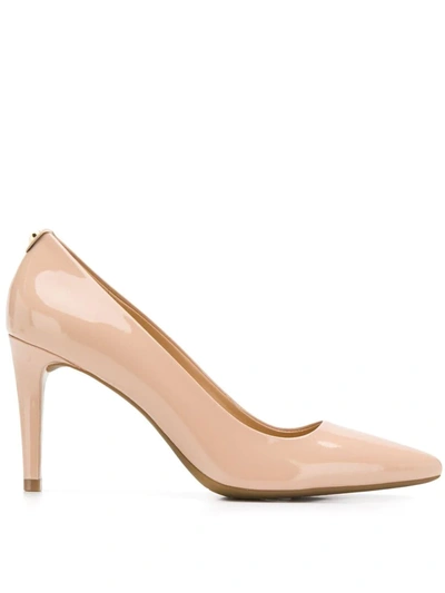 Michael Michael Kors Dorothy Patent Pumps In Pink