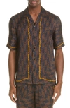 DRIES VAN NOTEN Carlton Print Shirt,CARLTON 7005