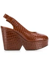 CLERGERIE ALWAYS WEDGE SANDALS