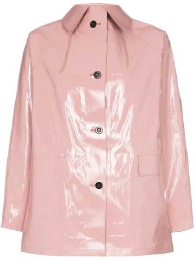Kassl Lacquer Short Coat - 粉色 In Pink
