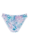 On Gossamer 'triple Twist' Mesh Thong In Marble Skies