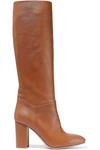 IRIS & INK IRIS & INK WOMAN RUBY LEATHER KNEE BOOTS CAMEL,3074457345619967723