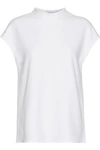 TIBI TIBI WOMAN CREPE TOP WHITE,3074457345620081210