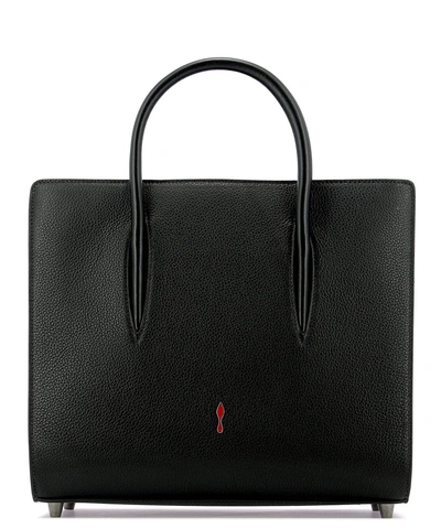 Christian Louboutin Paloma S Medium Hand Bag In Black Leather