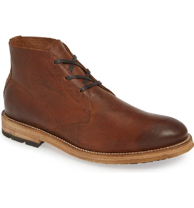 Frye Men's Bowery Leather Lace-up Chukka Boots, Tan
