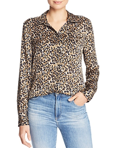 Equipment Brett Leopard-print Button-down Shirt In Leopard Print